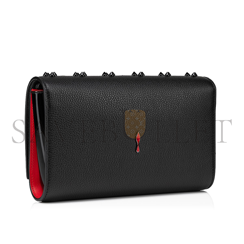 Chr1st1an louboutin paloma clutch grained calf leather and spikes 1175018b253 (23*14.5*5cm)